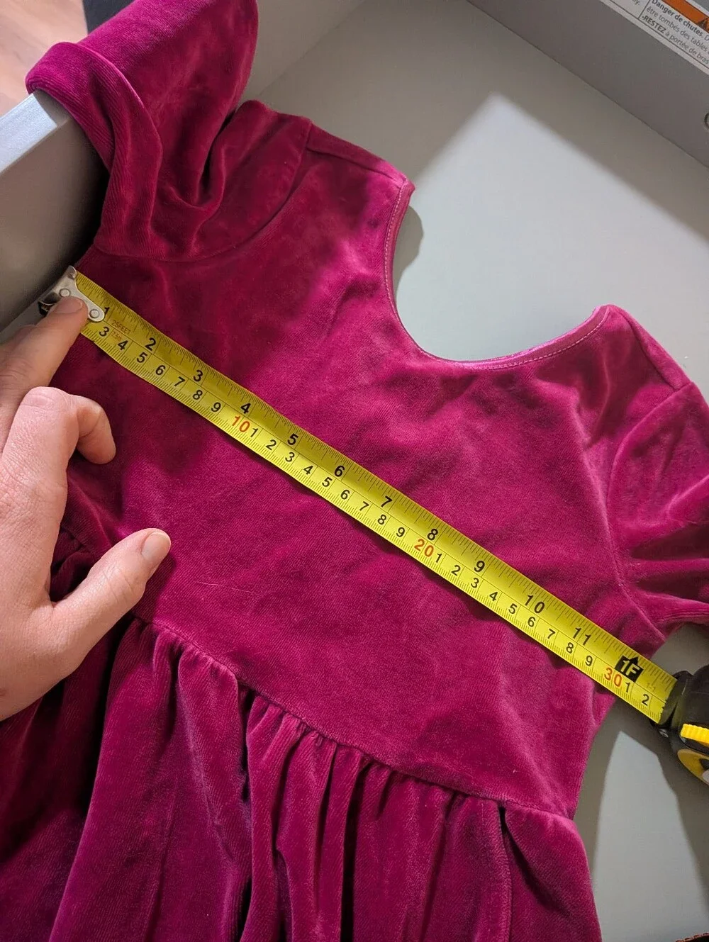 Hanna Andersson Velour Skater Dress 6-7